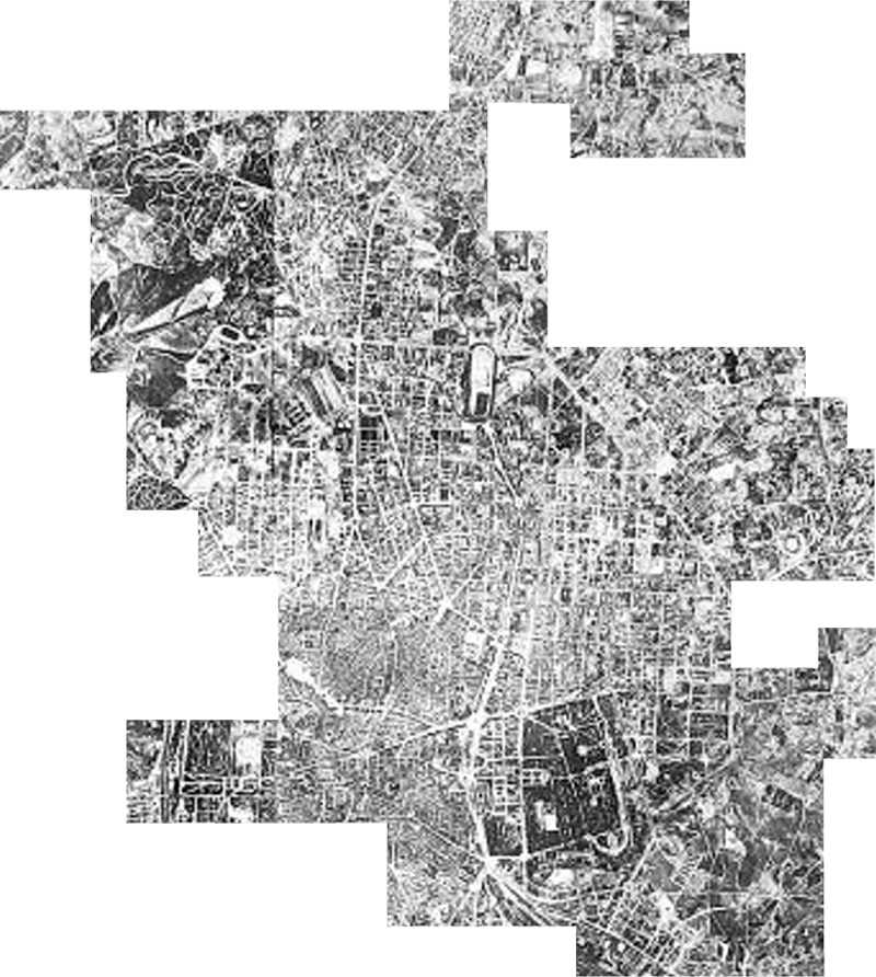 Centenario del fotoplano Madrid - Mascara Mapa